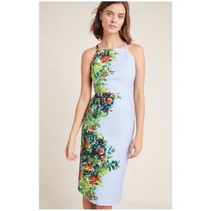 NWOT ANTHROPOLOGIE Maeve Orange Bough dress size 0 new without tags